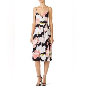 NWT CUPCAKES AND CASHMERE surplice cami print dress S
